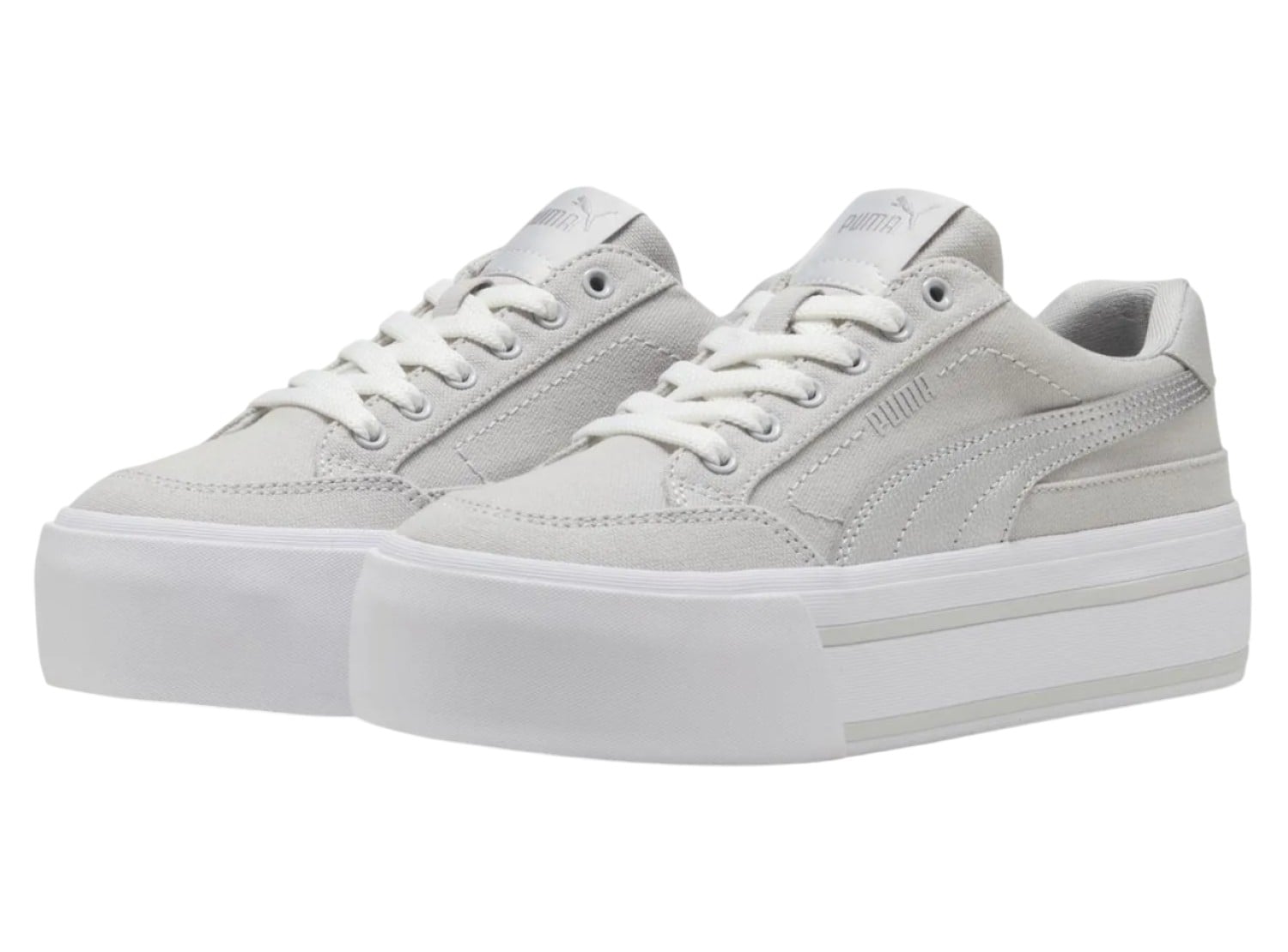 ZAPATILLA PUMA CORT CLASSIC VULC 402329 03 GRIS PARA MUJER - 3