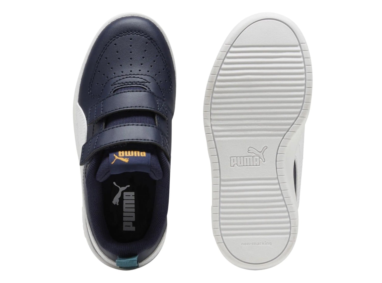 ZAPATILLA PUMA RICKIE V PS 391327 07 AZUL PARA NIÑOS - 4
