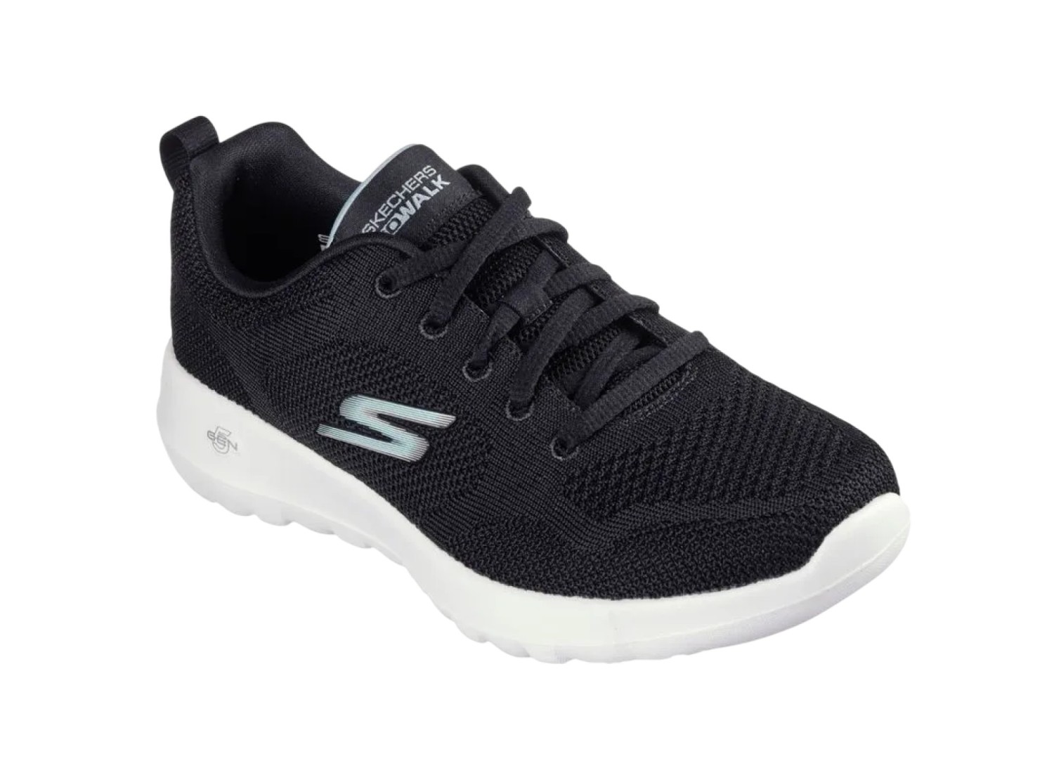 ZAPATILLAS SKECHERS GO WALK JOY VIOLET 124640/BKMN NEGRO PARA MUJER - 3