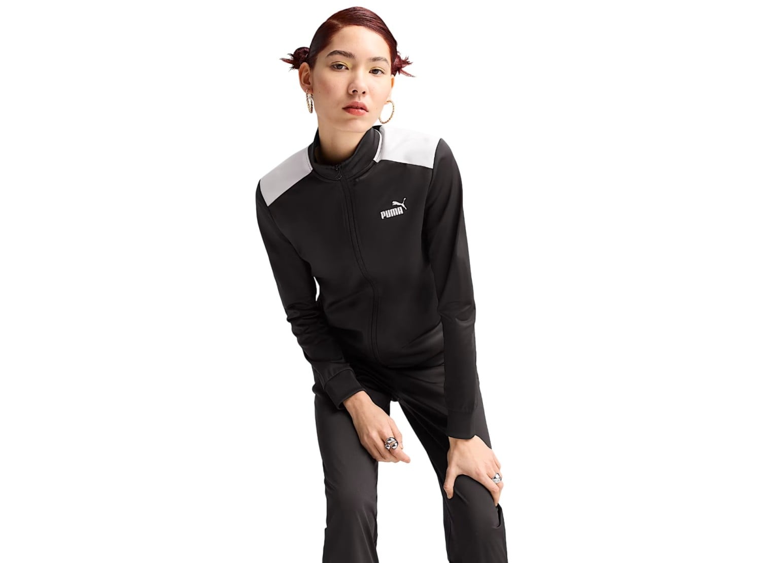 BUZO PUMA POLY SUIT 685075 01 NEGRO PARA MUJER - 3