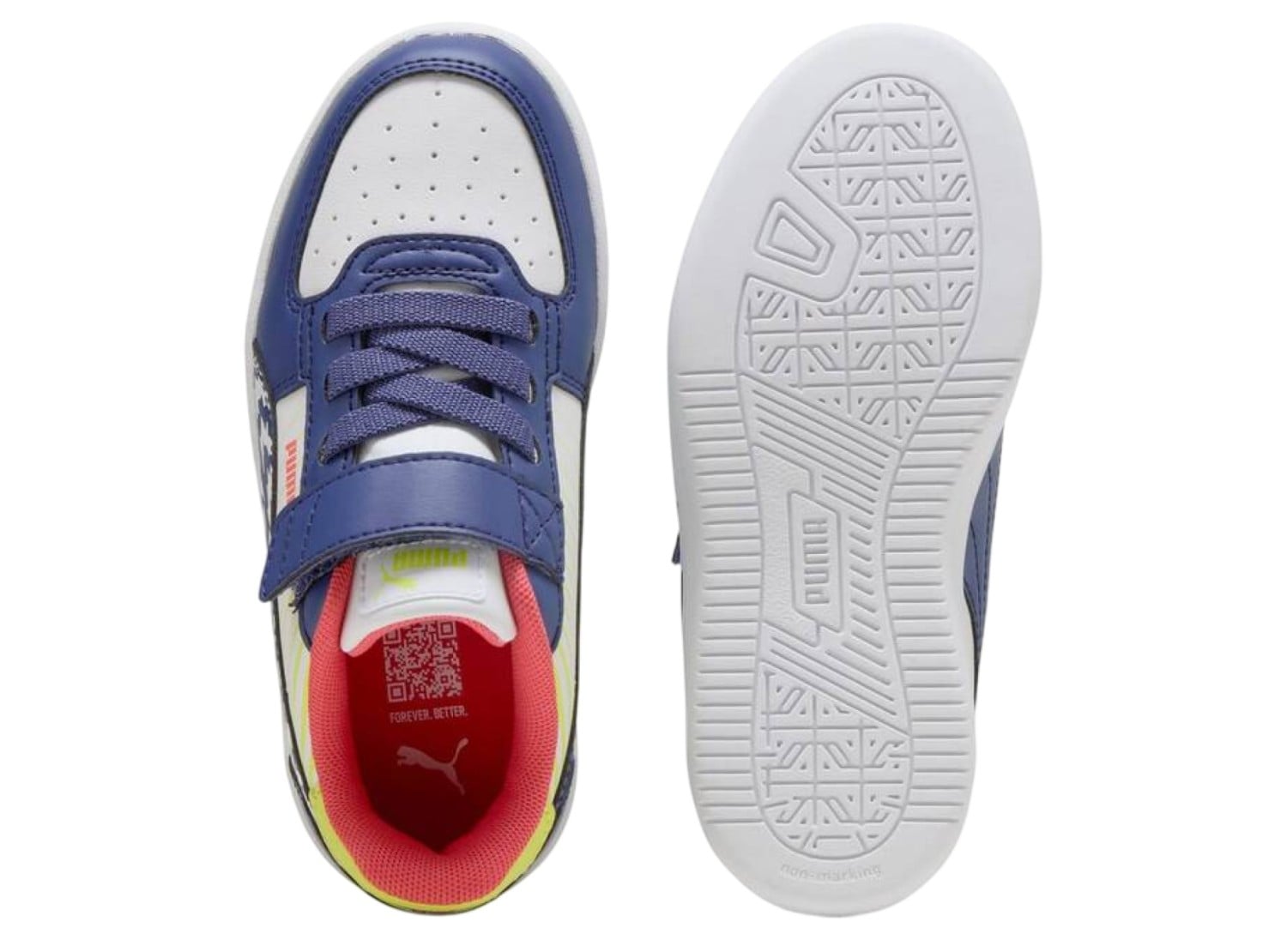 ZAPATILLA PUMA CAVEN 2.0 POISED 400597 01 AZUL PARA NIÑA - 3