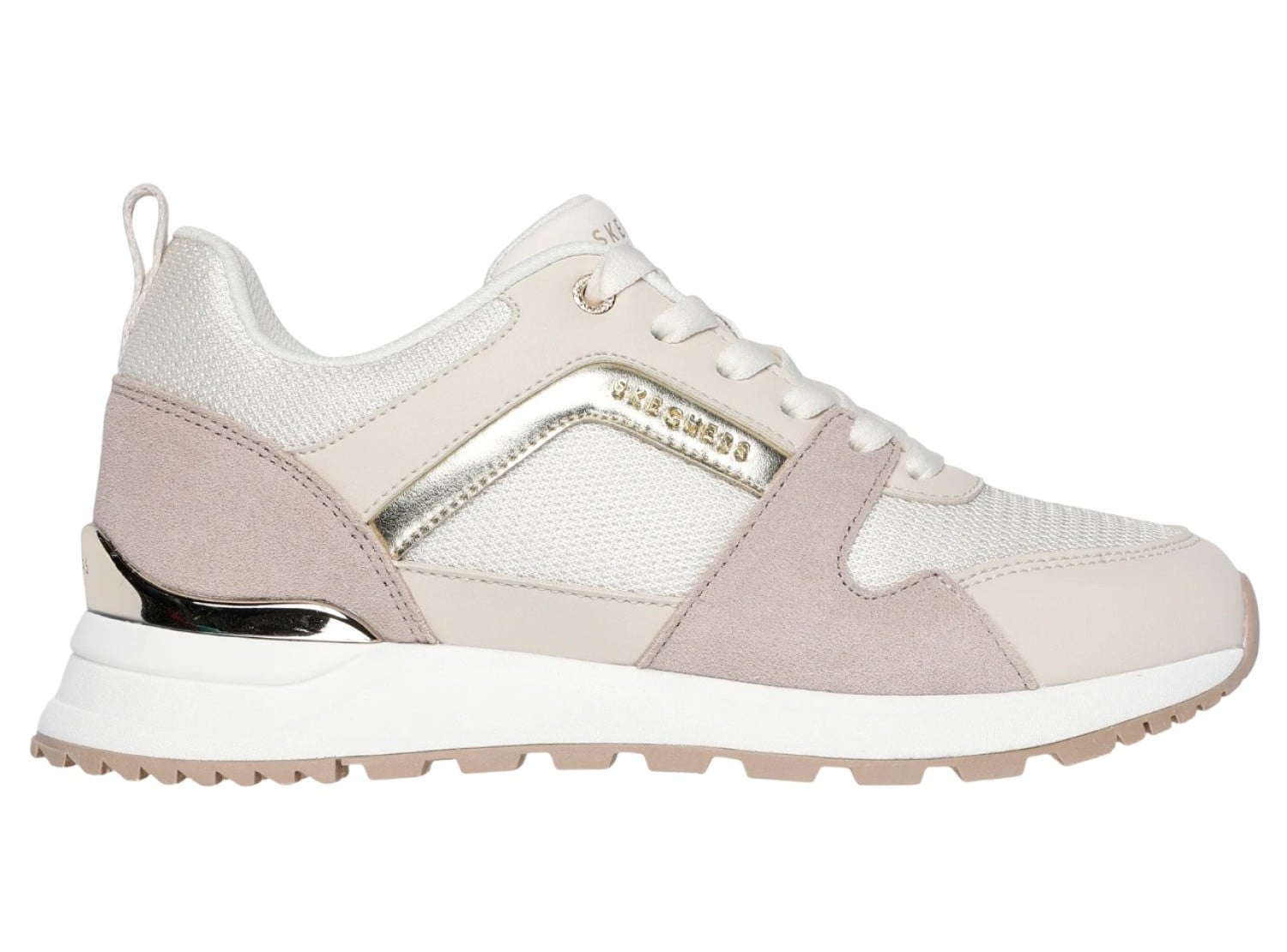 ZAPATILLA SKECHERS RUNWAY POSH GAL 177456NTGD BEIGE MUJER - 1