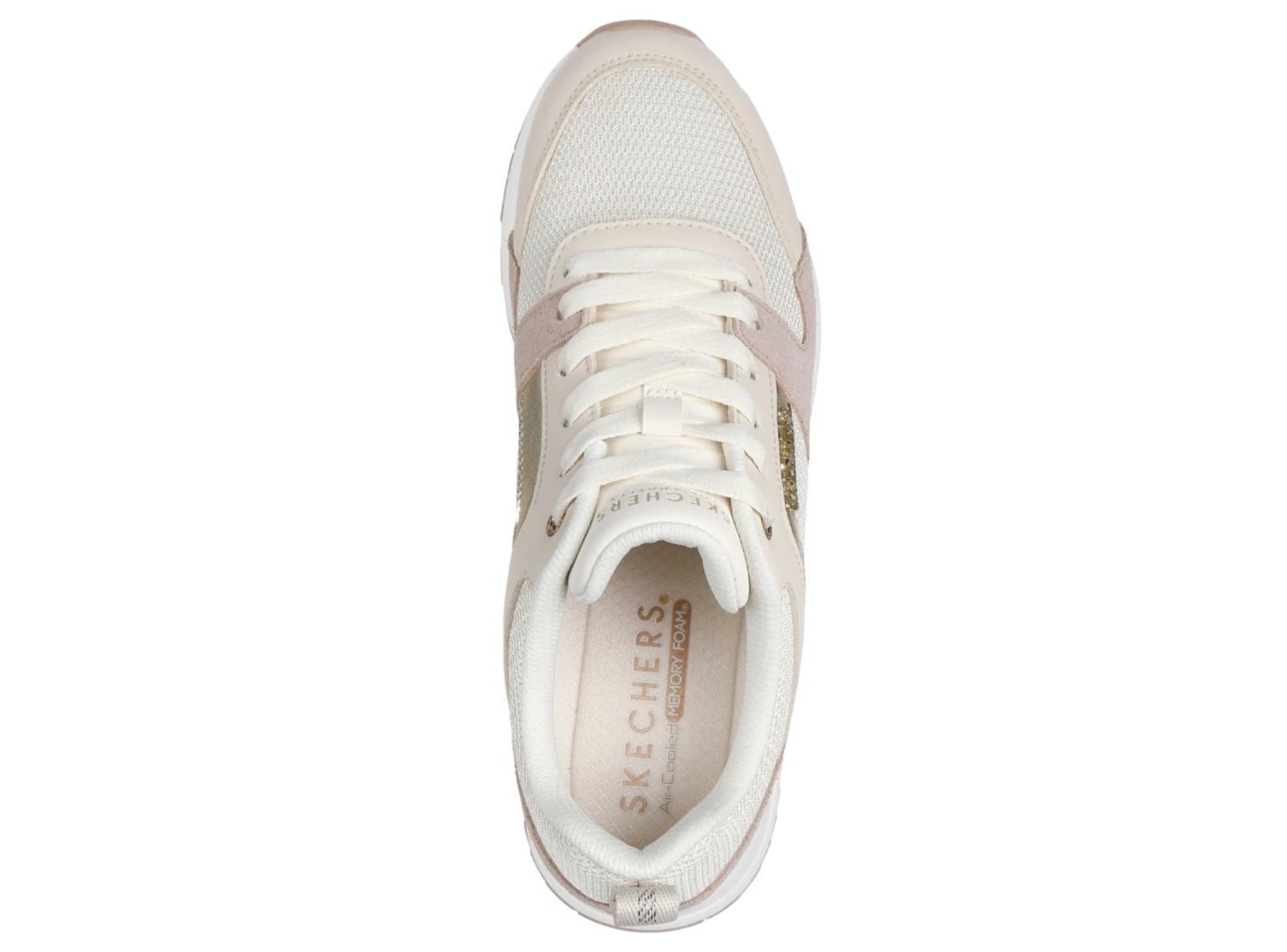 ZAPATILLA SKECHERS RUNWAY POSH GAL 177456NTGD BEIGE MUJER - 4