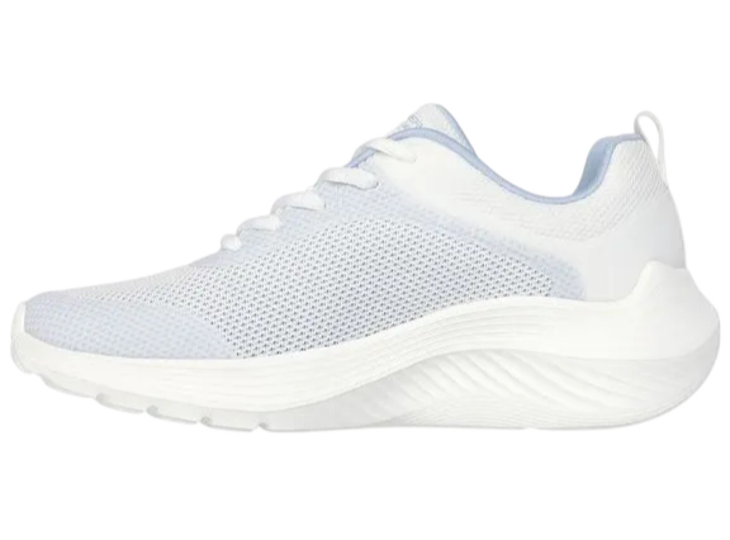 ZAPATILLA SKECHERS BOBS SQUAD WAVES 117681LTGY CELESTE MUJER - 2
