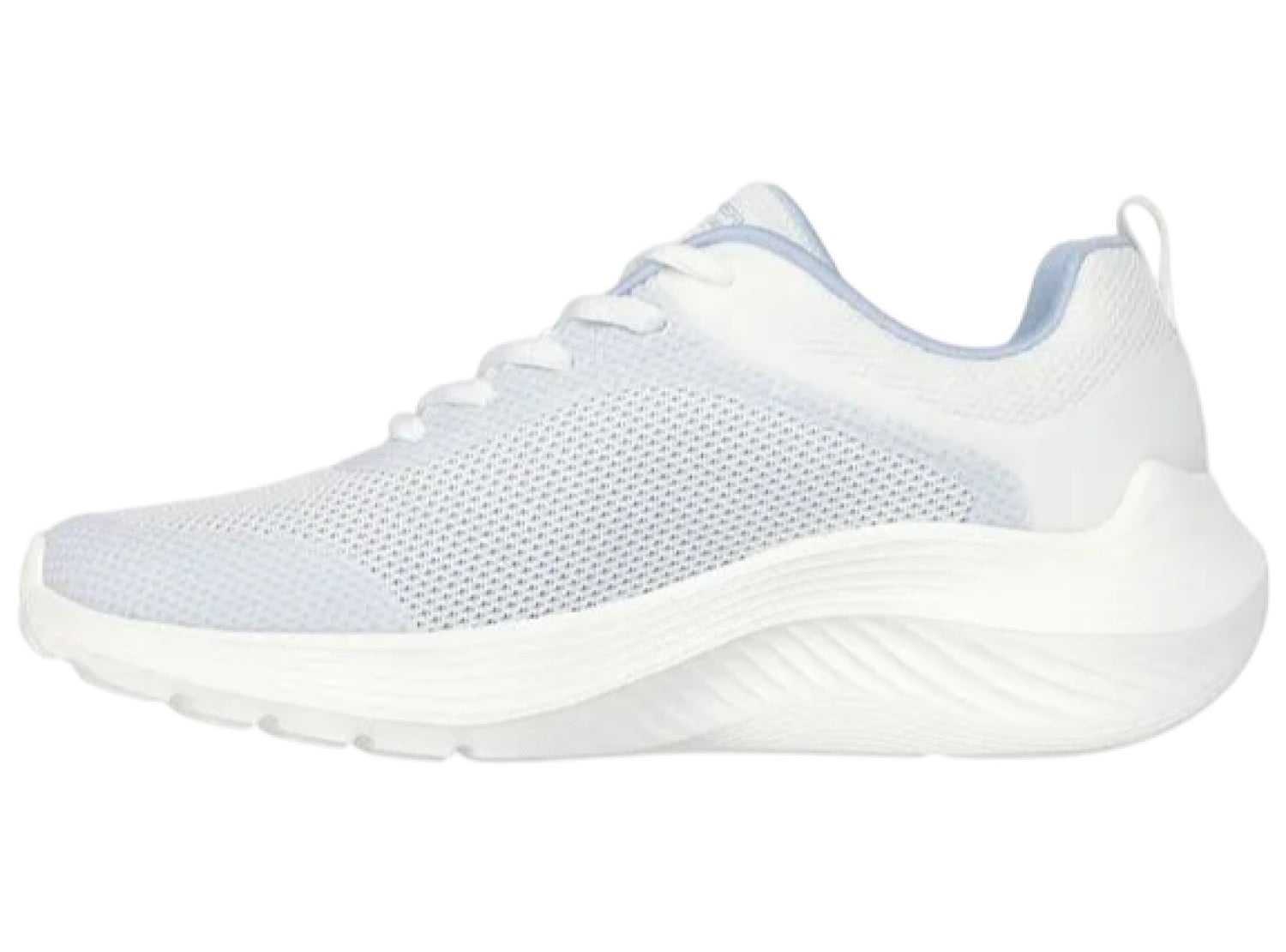 ZAPATILLA SKECHERS BOBS SQUAD WAVES 117681LTGY CELESTE MUJER - 2