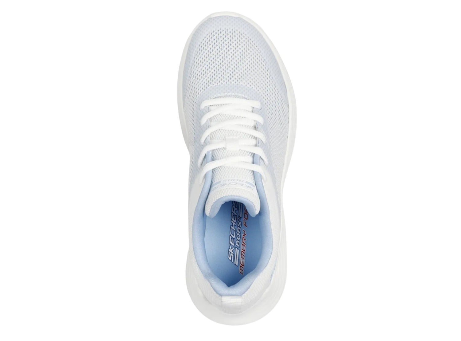 ZAPATILLA SKECHERS BOBS SQUAD WAVES 117681LTGY CELESTE MUJER - 4