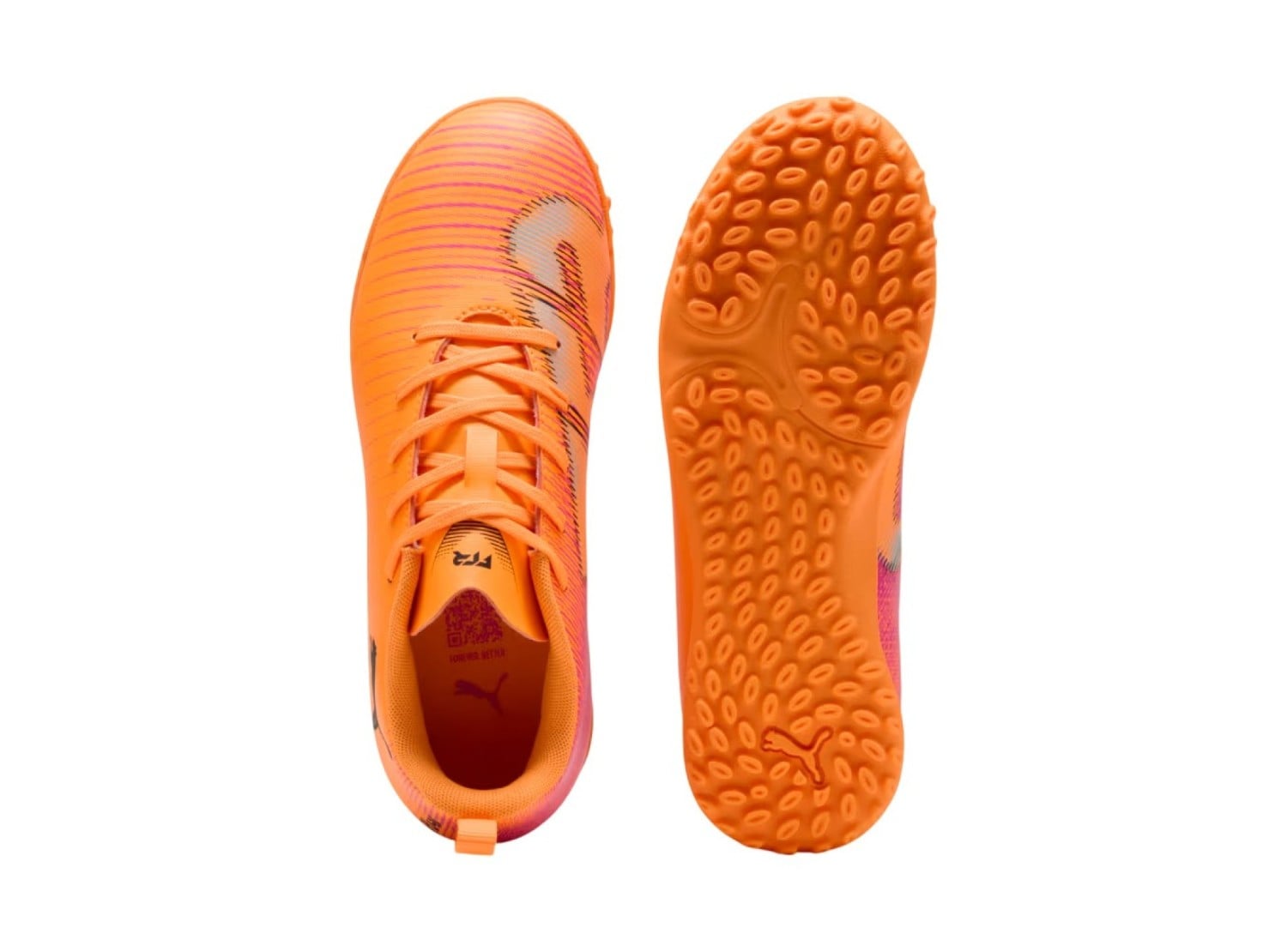 ZAPATILLA PUMA FUTURE 8 PLAY TT JR 108626 03 NARANJA NIÑOS - 4