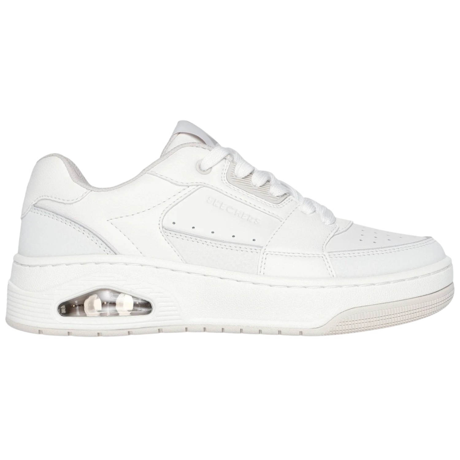 ZAPATILLA SKECHERS COURTED STYLE 177710WHT BLANCO MUJER - 1