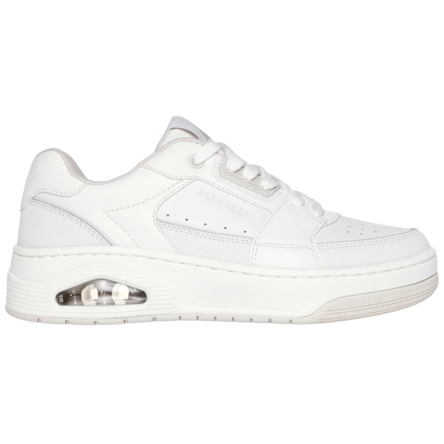 ZAPATILLA SKECHERS COURTED STYLE 177710WHT BLANCO MUJER - 1
