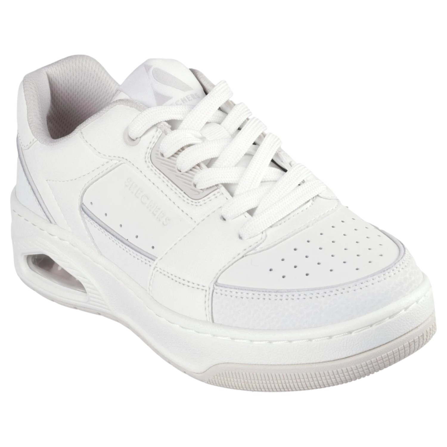 ZAPATILLA SKECHERS COURTED STYLE 177710WHT BLANCO MUJER - 3