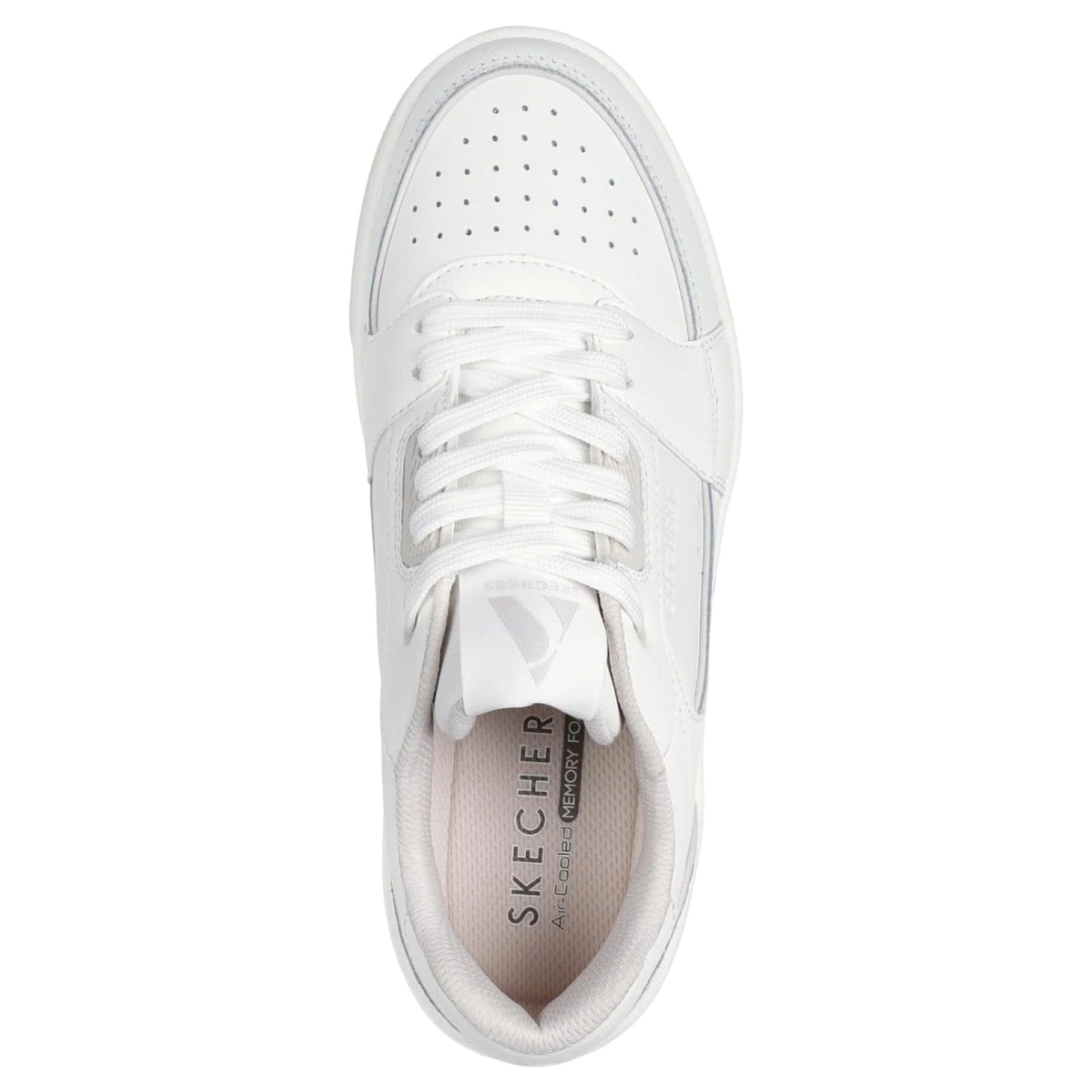 ZAPATILLA SKECHERS COURTED STYLE 177710WHT BLANCO MUJER - 4