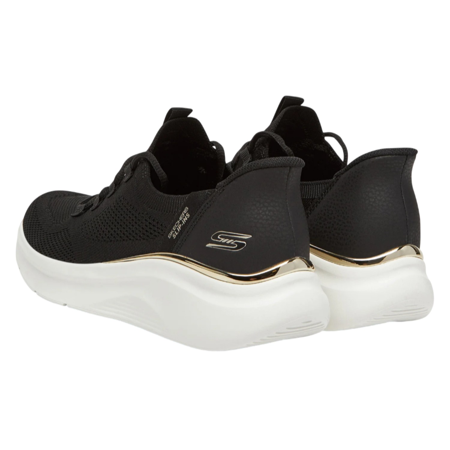 ZAPATILLA SKECHERS TRUE DELIGHT 117617BLK NEGRO PARA MUJER - 4