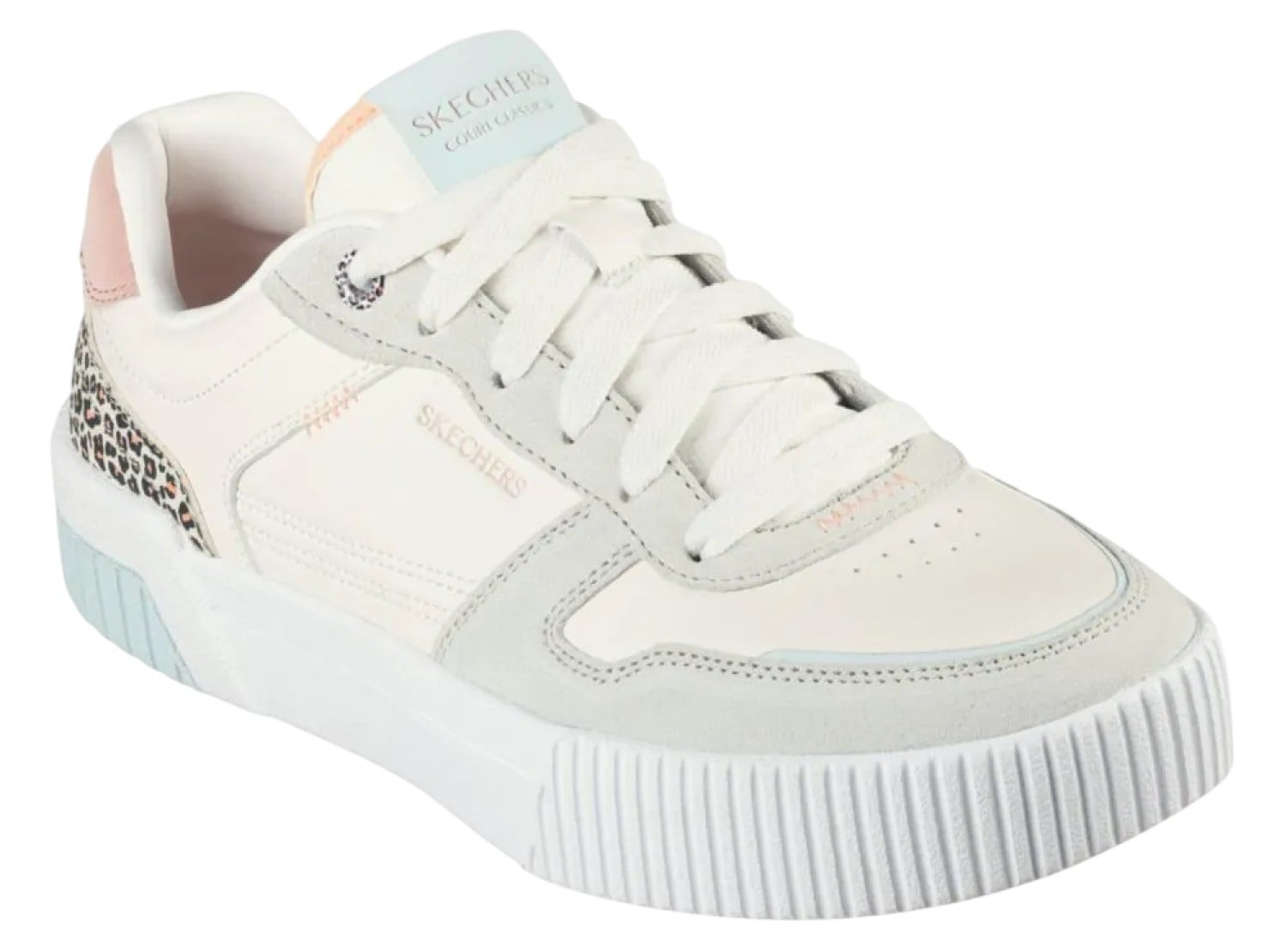 ZAPATILLA SKECHERS JADE 185091NTMT CREMA PARA MUJER - 3