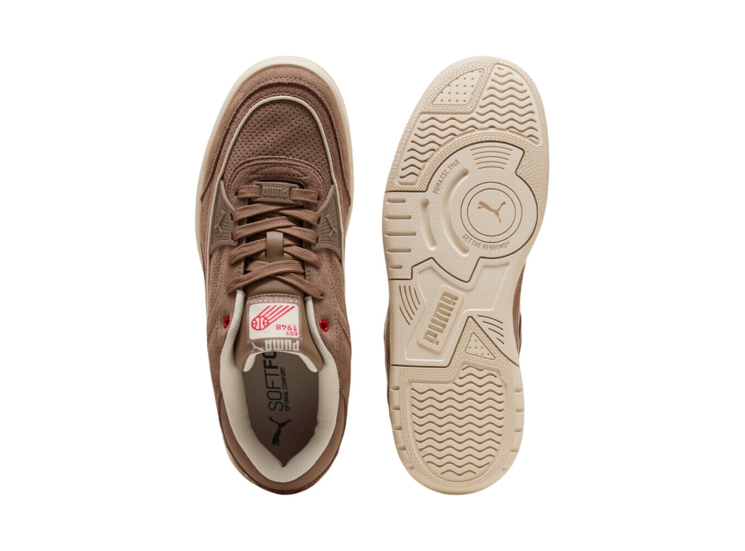 ZAPATILLA PUMA REBOUND RETRO SPORT 404506 02 MARRON HOMBRE - 4