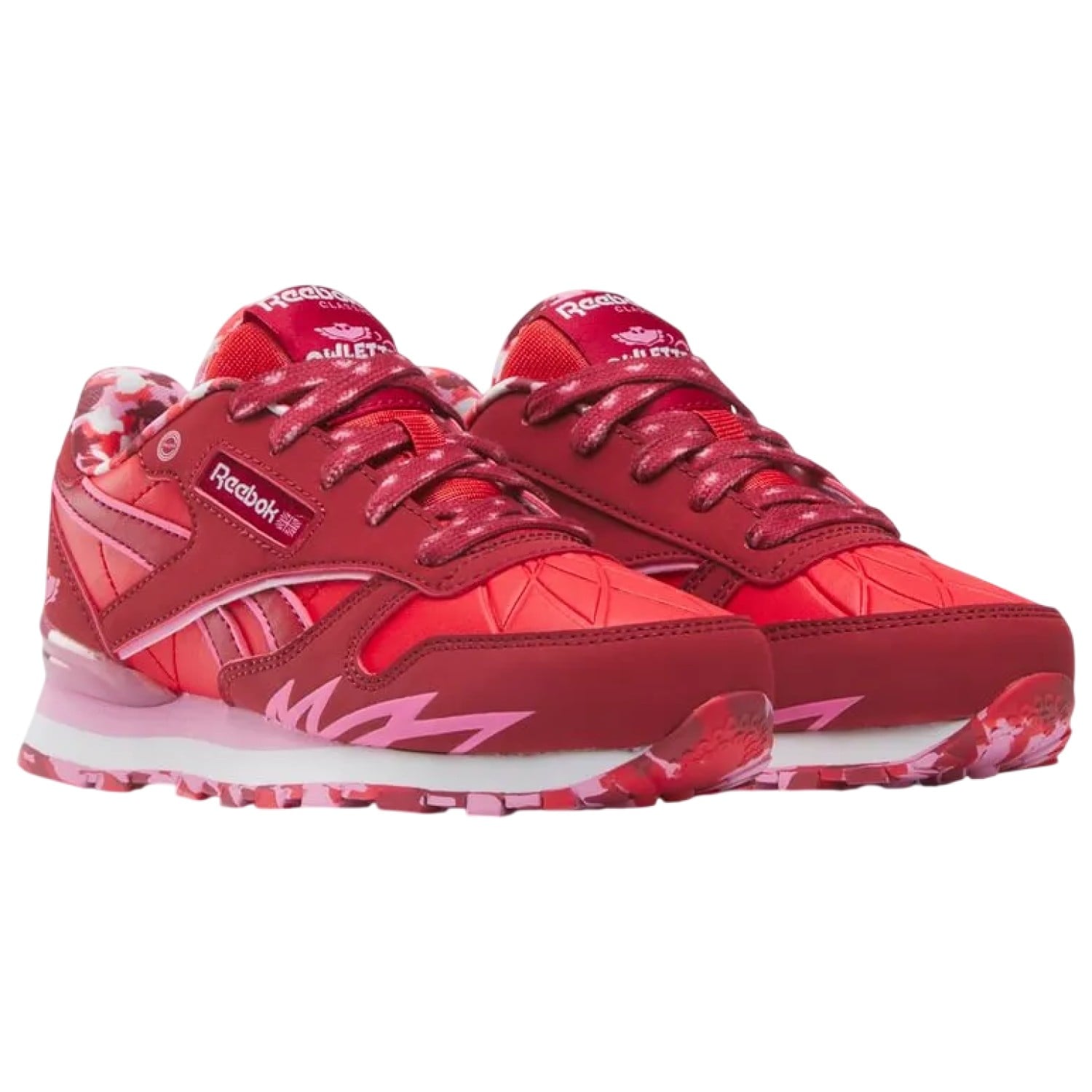 ZAPATILLA REEBOK CLASSIC LEATHER STEP 100200541 ROJO NIÑA - 2