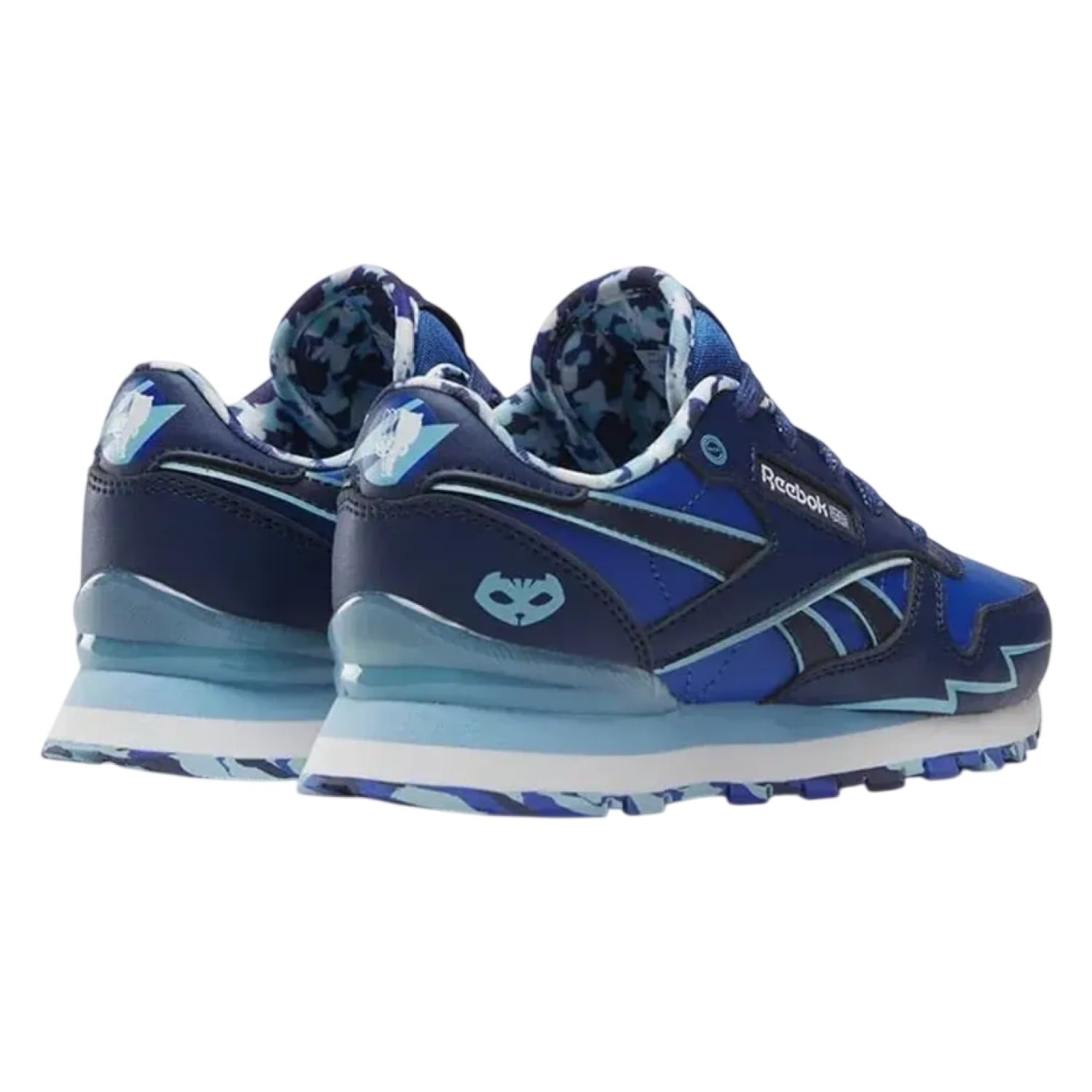 ZAPATILLA REEBOK CLASSIC LEATHER STEP 100200540 AZUL NIÑOS - 4
