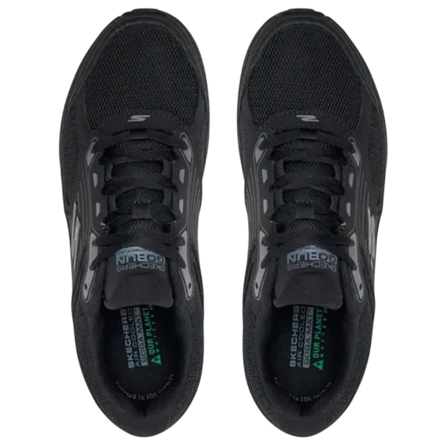 ZAPATILLA SKECHES GO RUN CONSISTENT 128606BBK NEGRO MUJER - 2