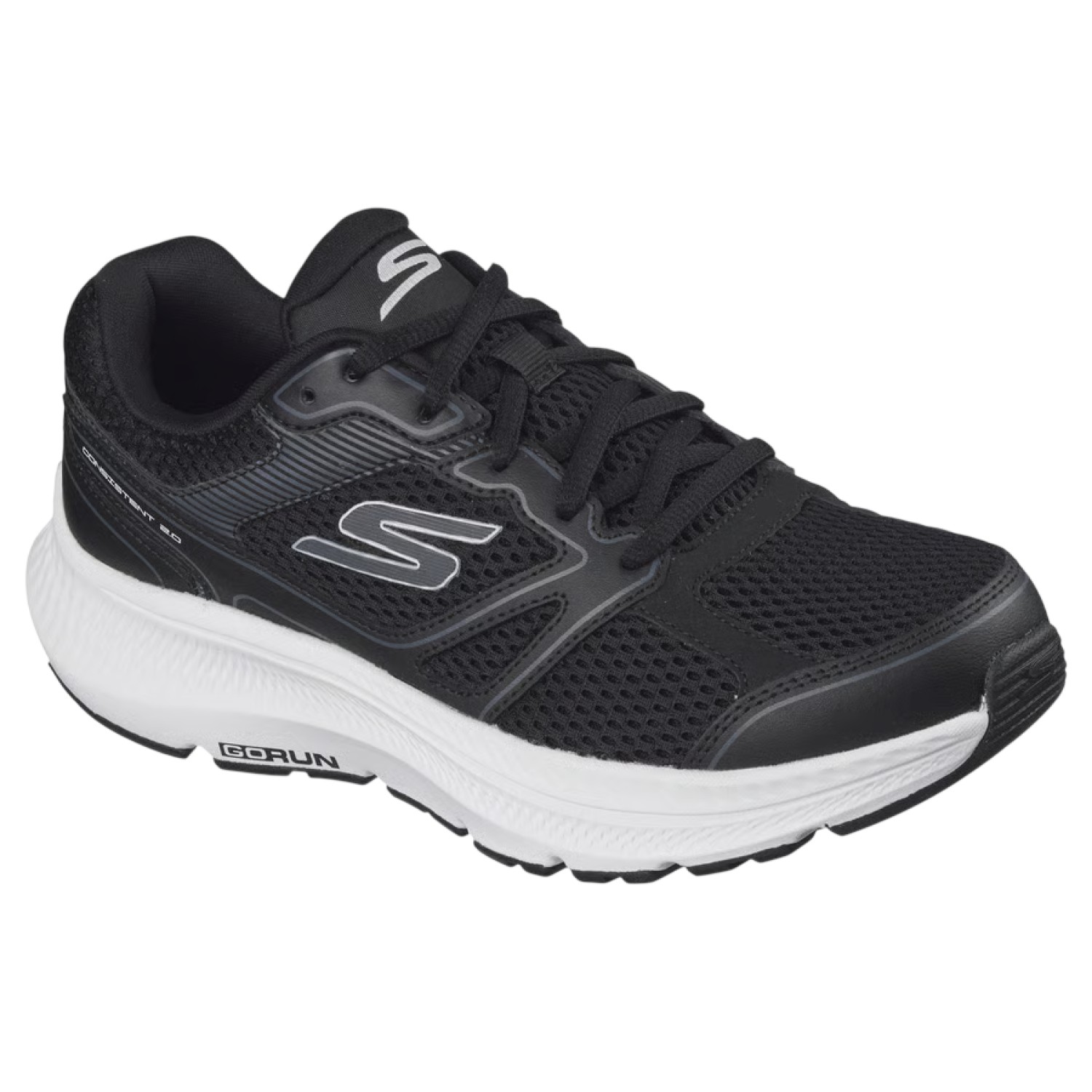 ZAPATILLA SKECHERS GO RUN CONSISTENT 2.0 128651BKW MUJER - 3