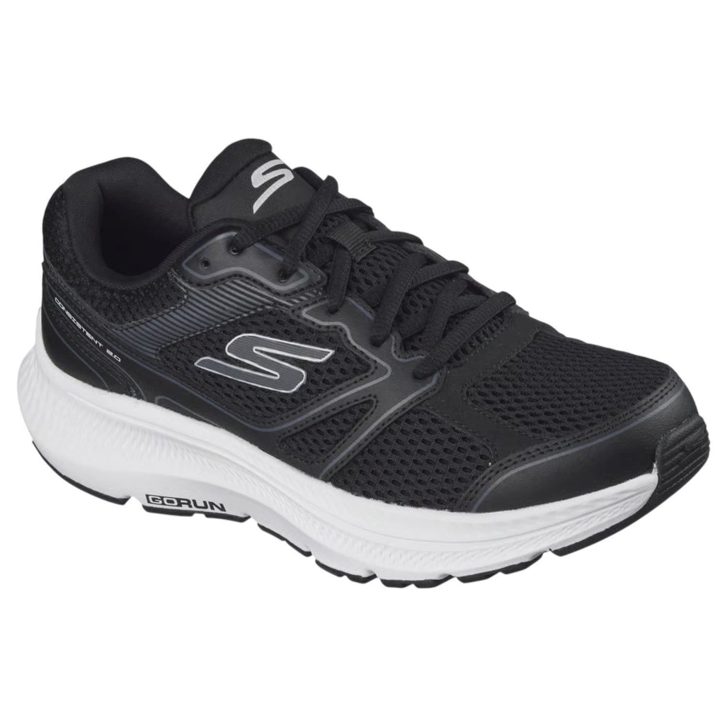 ZAPATILLA SKECHERS GO RUN CONSISTENT 2.0 128651BKW MUJER - 3