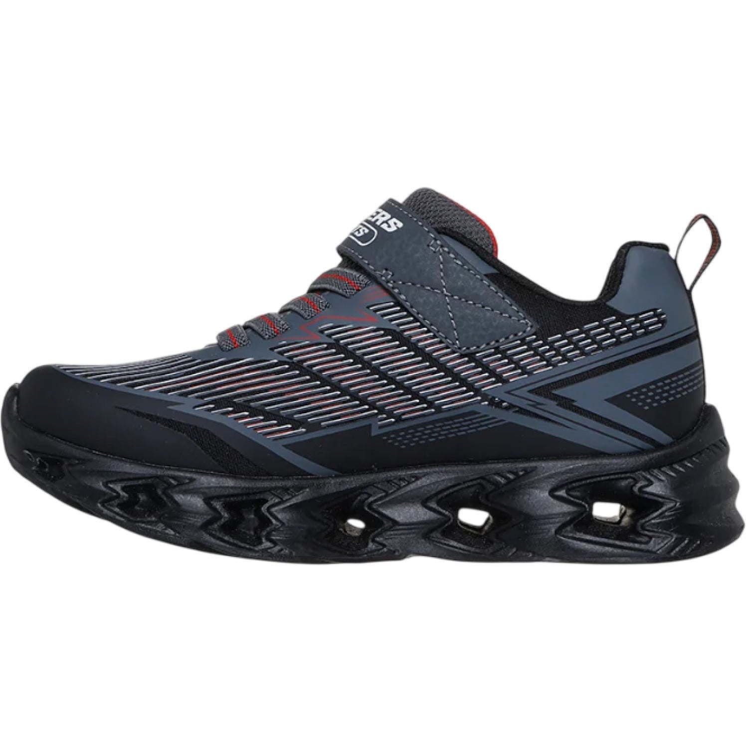 ZAPATILLA SKECHERS VELTROX 400605LBKCC NEGRO PARA NIÑO - 2
