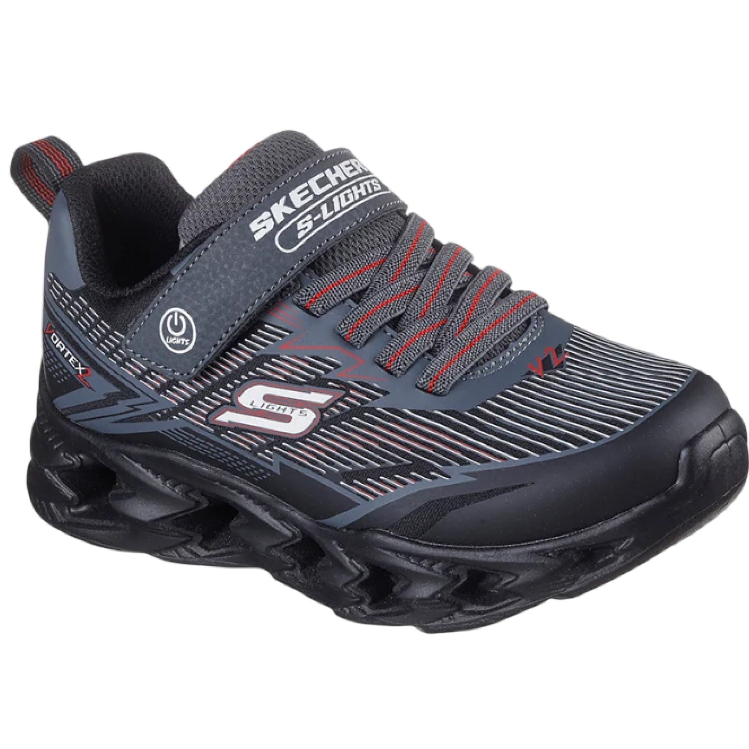 ZAPATILLA SKECHERS VELTROX 400605LBKCC NEGRO PARA NIÑO - 3
