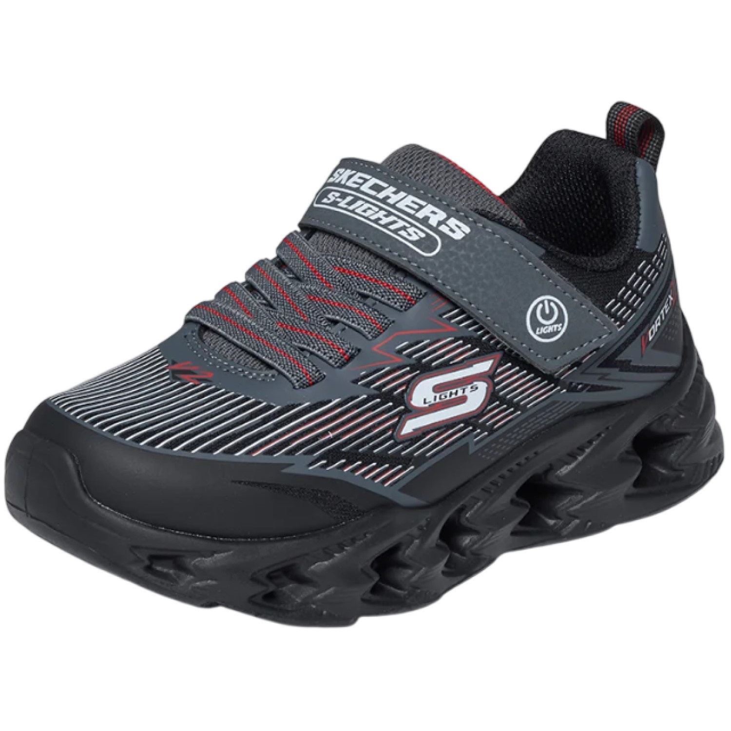 ZAPATILLA SKECHERS VELTROX 400605LBKCC NEGRO PARA NIÑO - 4
