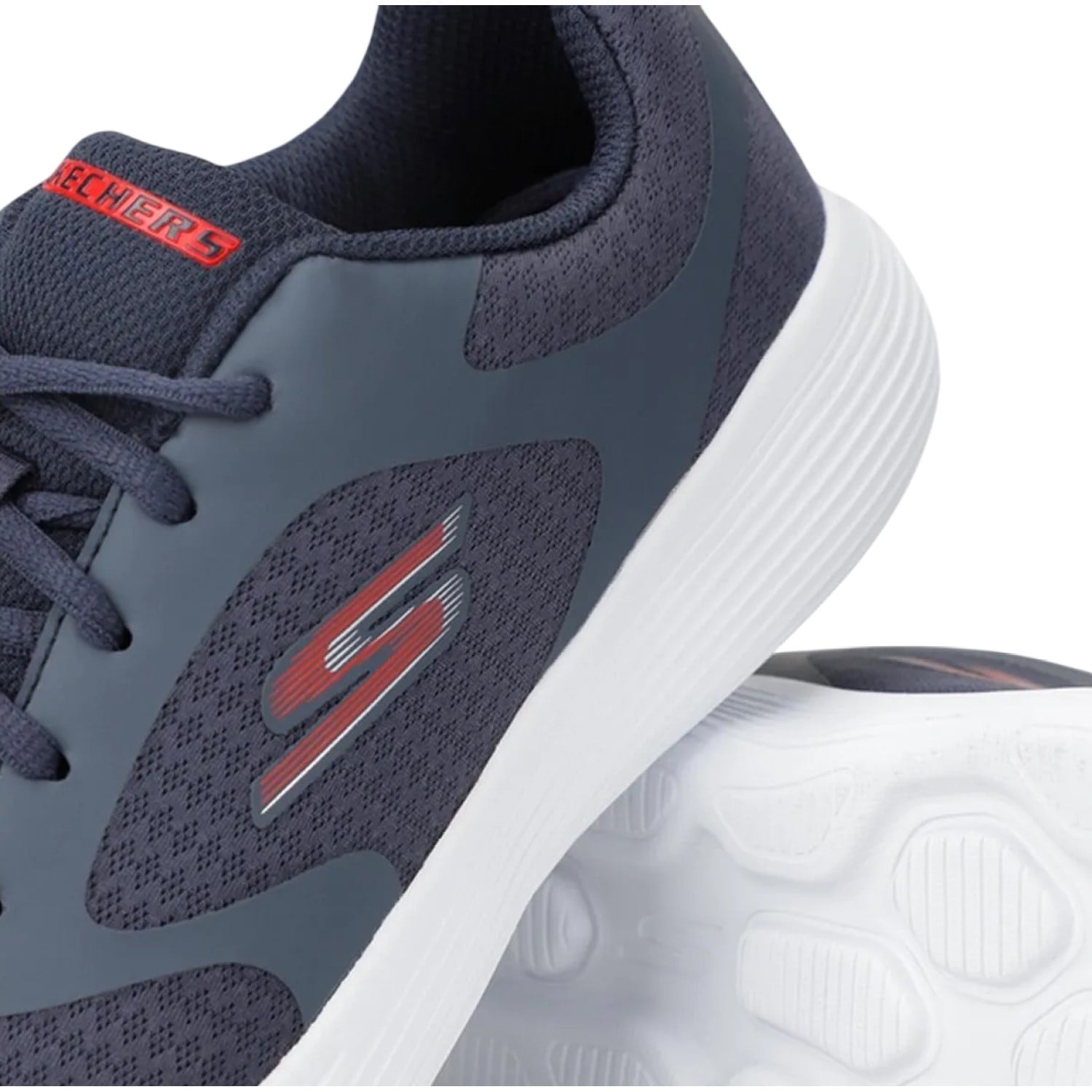 ZAPATILLA SKECHERS GO RUN 400 V2 405097LNVRD AZUL PARA NIÑO - 3