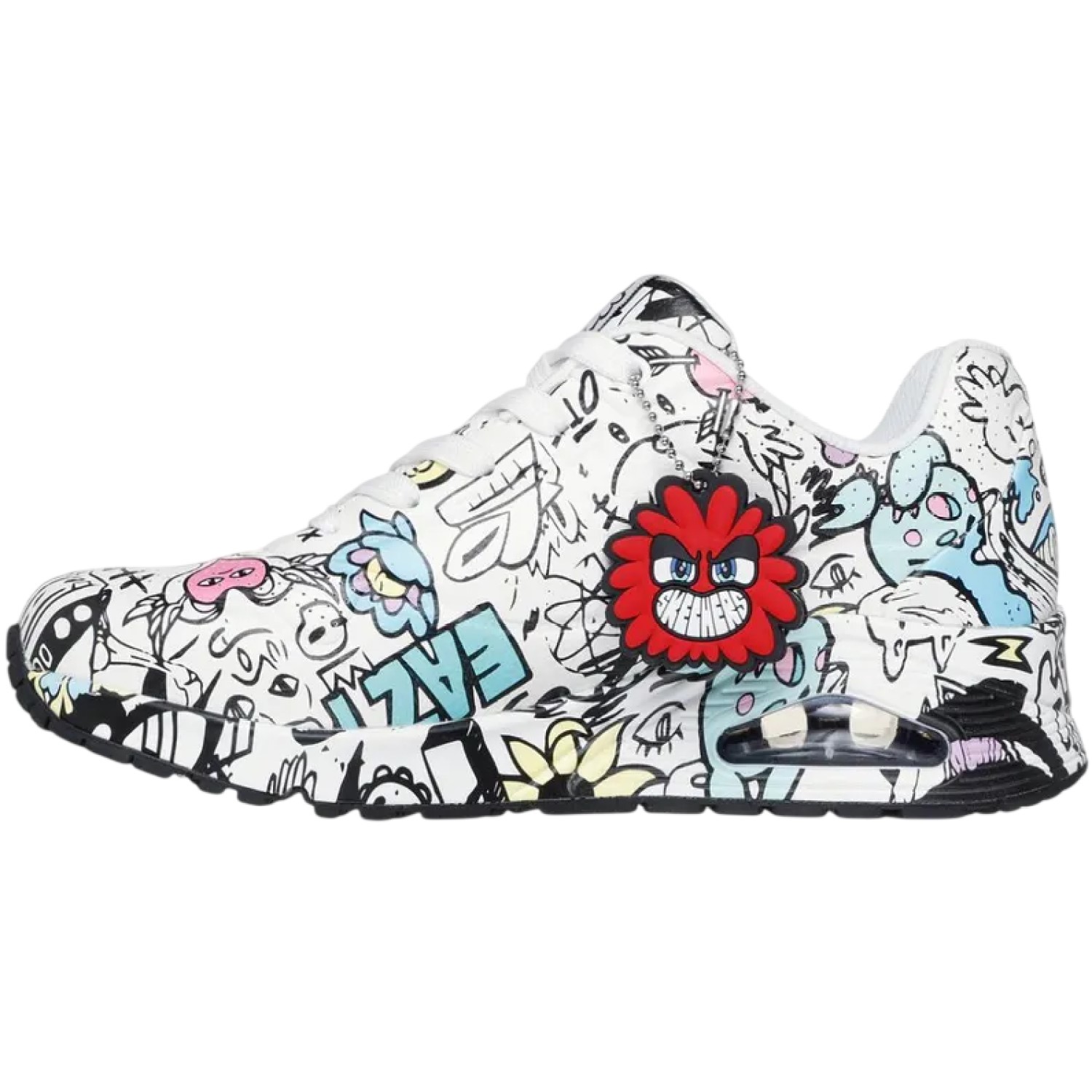 ZAPATILLA SKECHERS PROCESS SKETCH 177972WMLT BLANCO NIÑA - 2