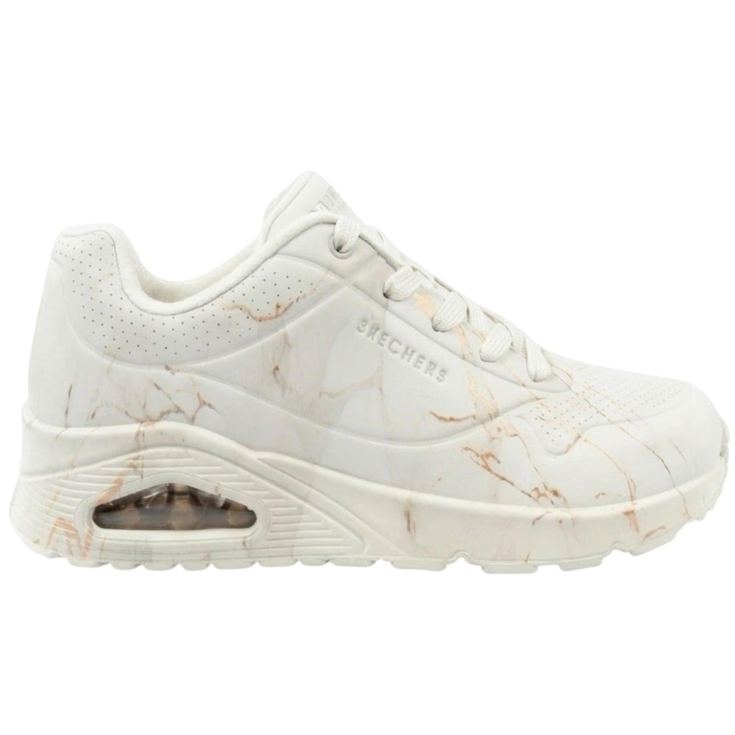 ZAPATILLA SKECHERS Uno Marble Marvel 155584OFWT BLANCO PARA MUJER - 1