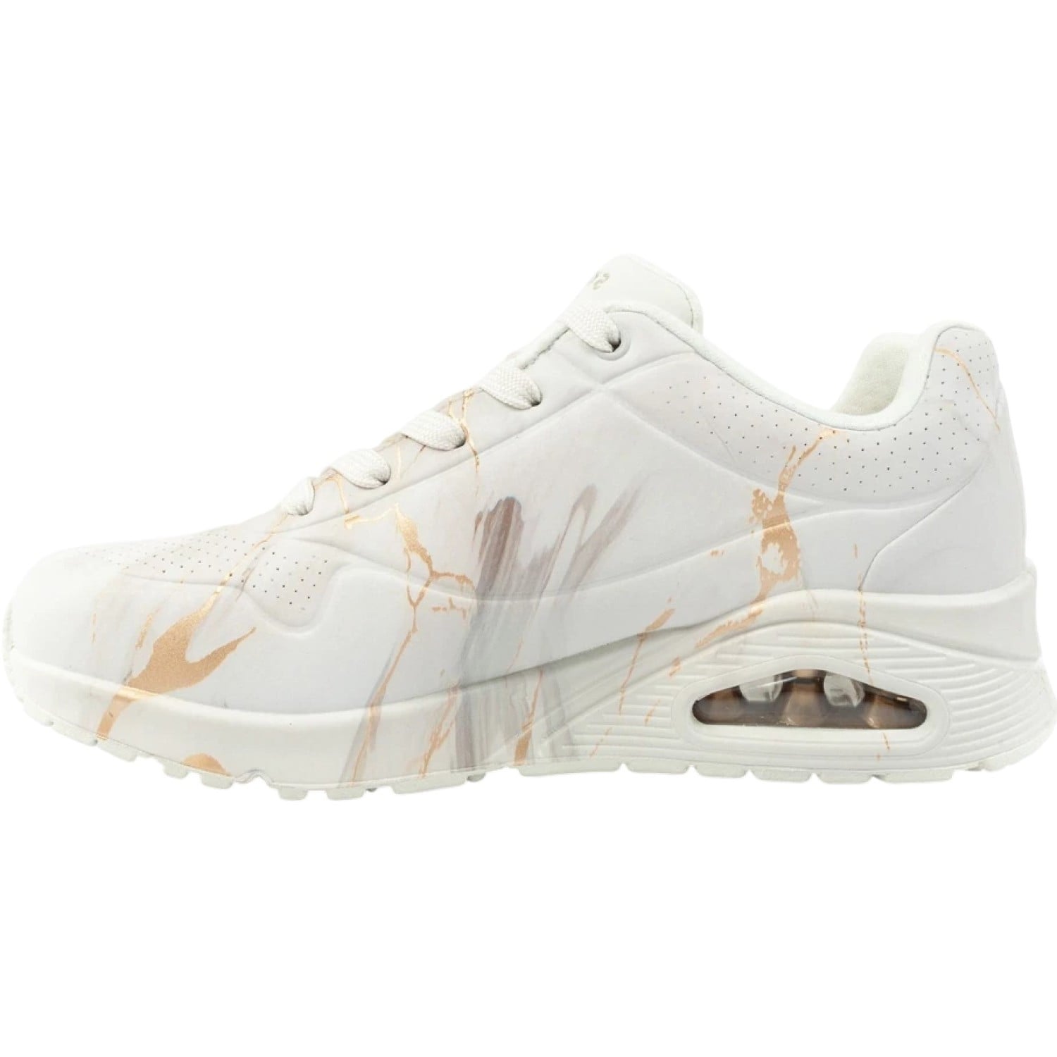ZAPATILLA SKECHERS Uno Marble Marvel 155584OFWT BLANCO PARA MUJER - 2