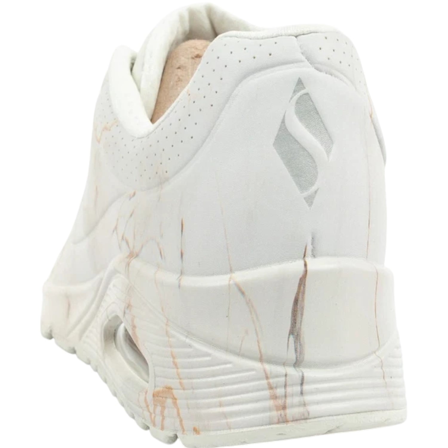 ZAPATILLA SKECHERS Uno Marble Marvel 155584OFWT BLANCO PARA MUJER - 4