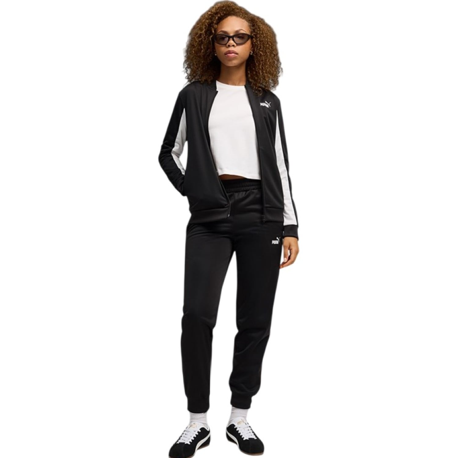 CONJUNTO DEPORTIVO PUMA POLY SUIT 691905 01 NEGRO MUJER - 3
