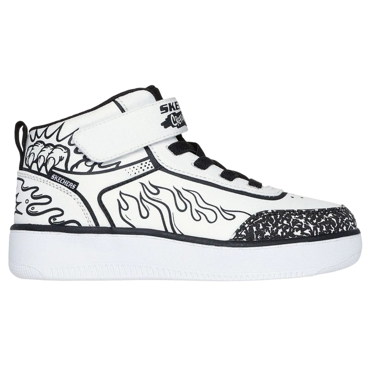 ZAPATILLA SKECHERS COLOR BLITZ 403500LWBK BLANCO NIÑO - 1