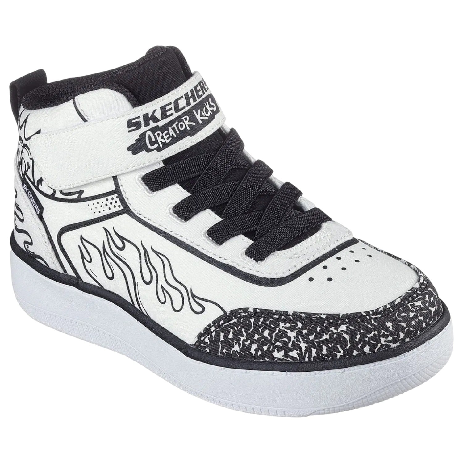 ZAPATILLA SKECHERS COLOR BLITZ 403500LWBK BLANCO NIÑO - 3