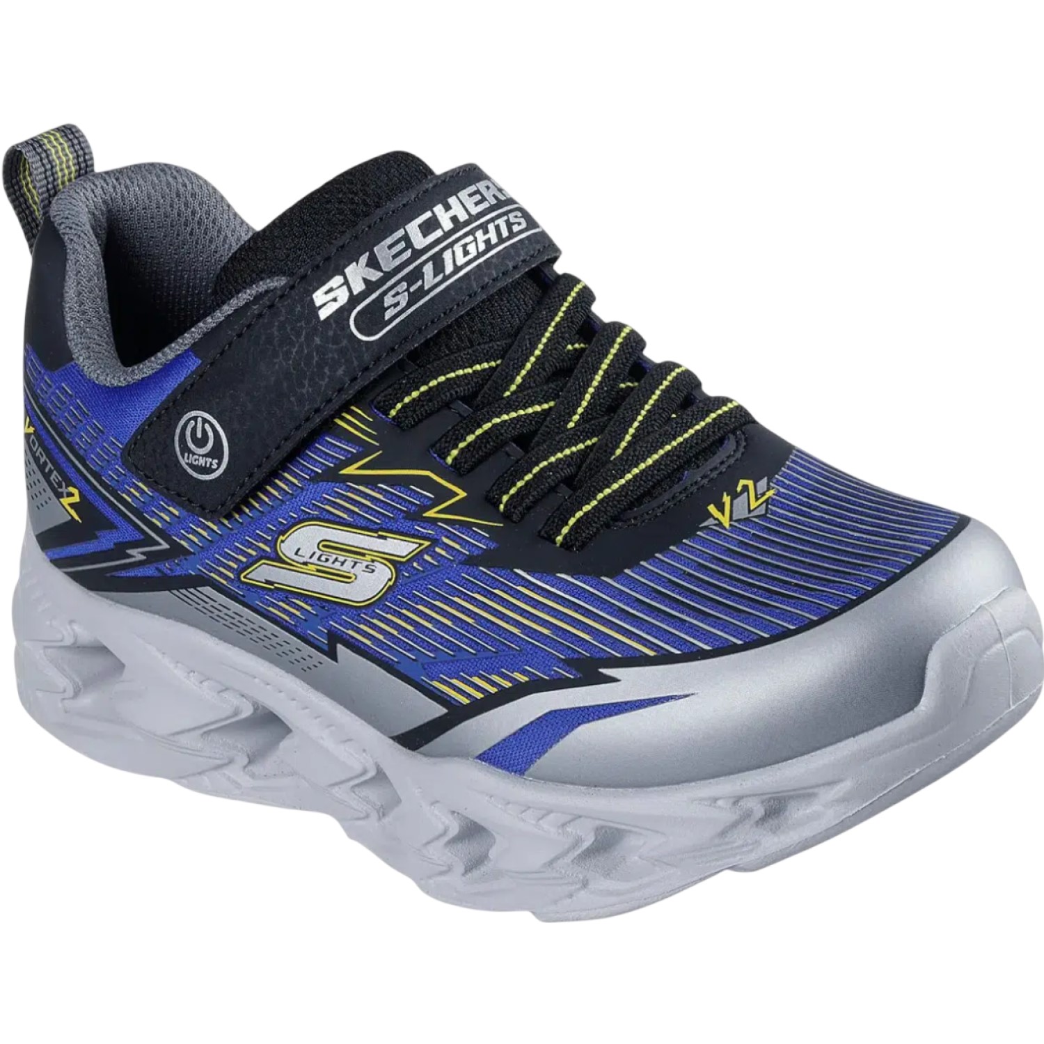 ZAPATILLA SKECHERS VELTROX 400605LSLBK AZUL PARA NIÑO - 3