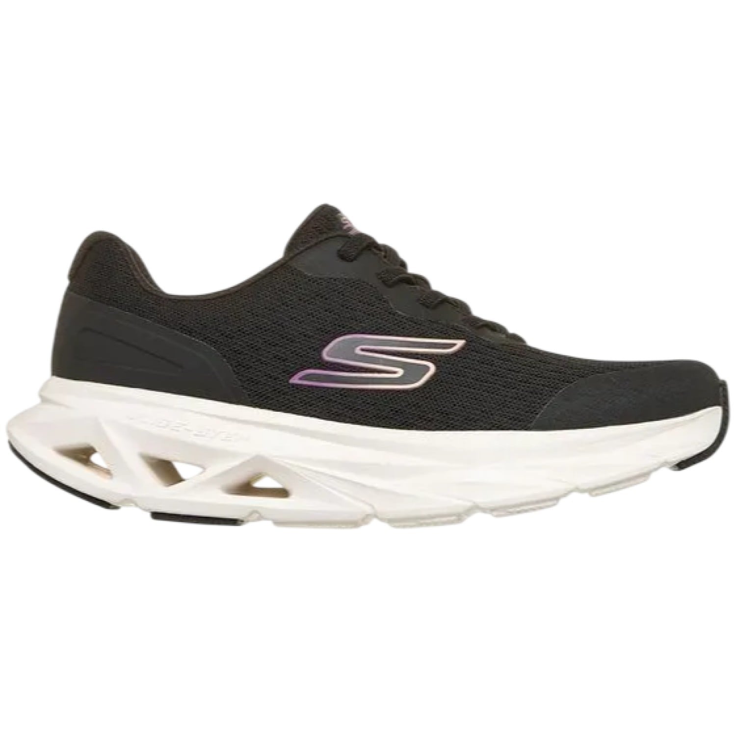 ZAPATILLA SKECHERS GLIDE STEP VORTEX 129826BKW NEGRO MUJER - 1