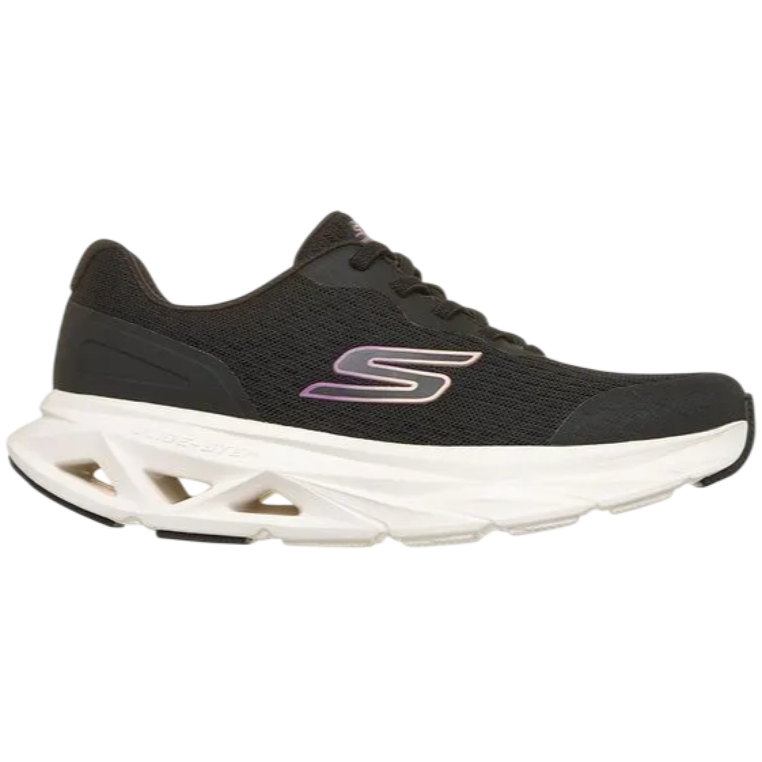 ZAPATILLA SKECHERS GLIDE STEP VORTEX 129826BKW NEGRO MUJER - 1