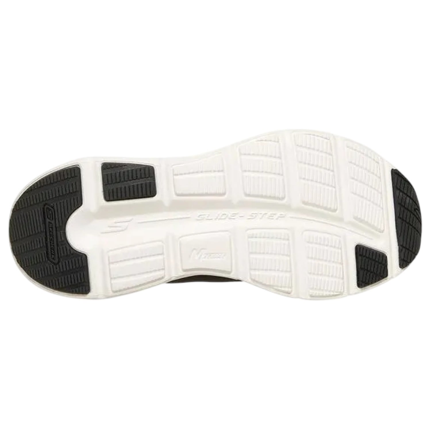 ZAPATILLA SKECHERS GLIDE STEP VORTEX 129826BKW NEGRO MUJER - 6