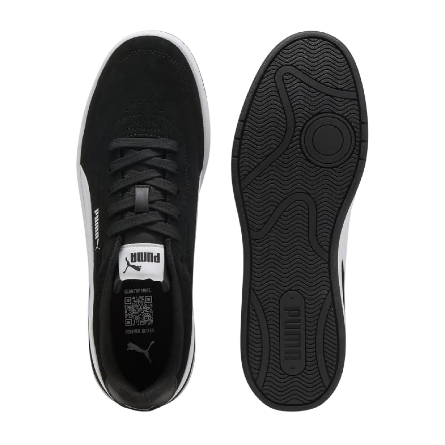ZAPATILLA PUMA COURT CLASSIC CLEAN SD 402680 01 NEGRO HOMBRE - 4