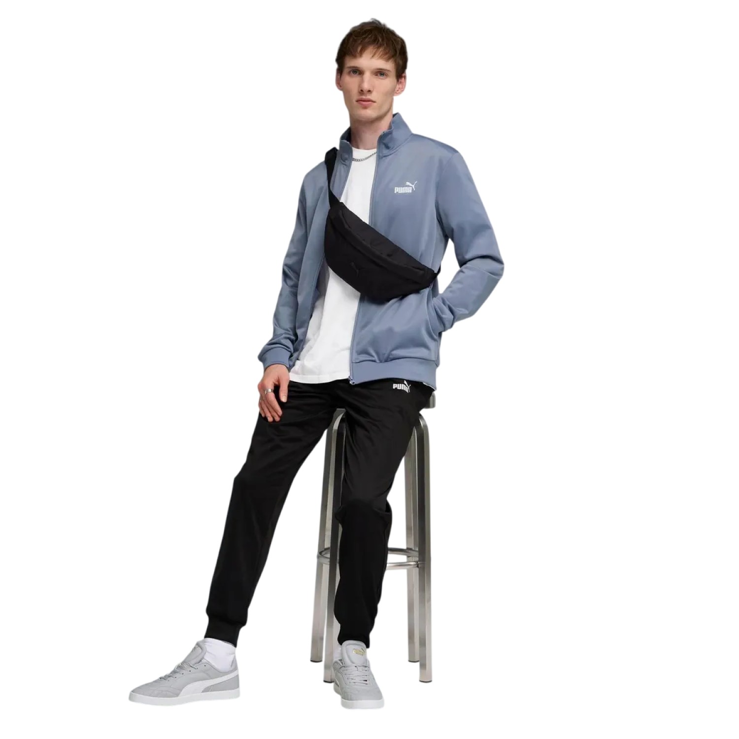 BUZO PUMA POLY SUIT 692630 65 GRIS PARA HOMBRE - 5