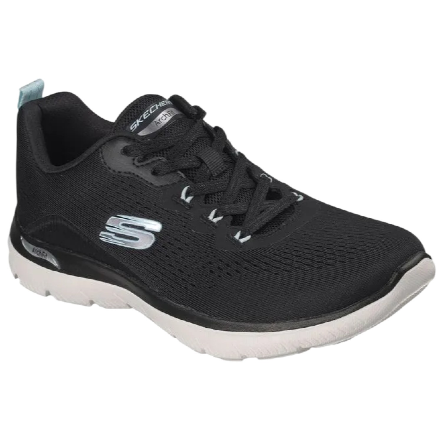 ZAPATILLA SKECHERS DAILY FLOW 150754BKLB NEGRO PARA MUJER - 3