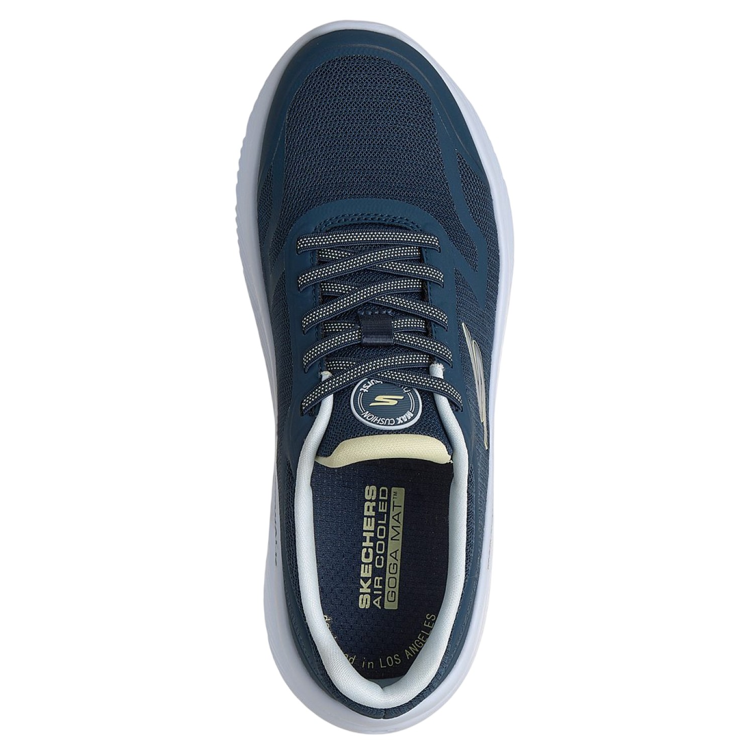 ZAPATILLA SKECHERS GOWALK MAX CUSH 125890NVY AZUL PARA MUJER - 4