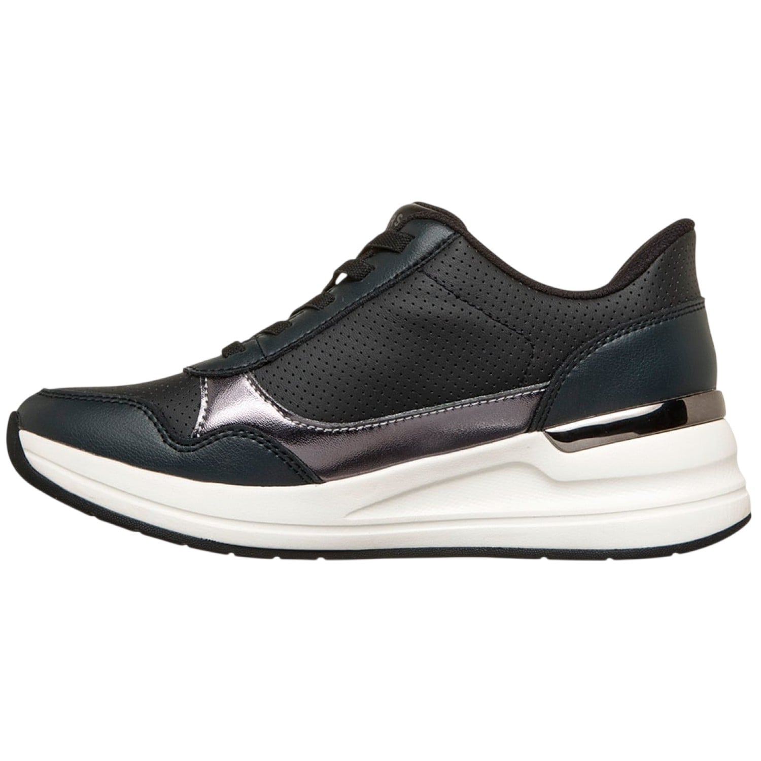 ZAPATILLA SKECHERS BILLION 2 TOP TIER 177343BLK NEGRO PARA MUJER - 2