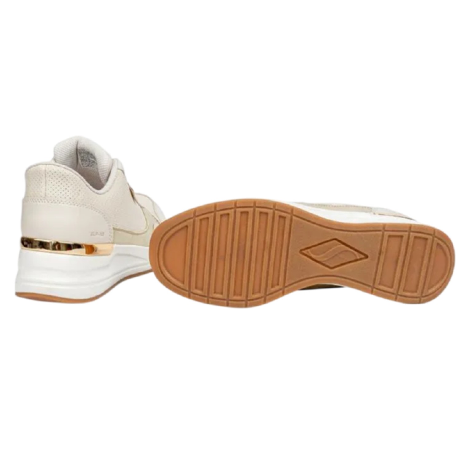 ZAPATILLA SKECHERS BILLION 2 TOP TIER 177343NAT BEIGE PARA MUJER - 4