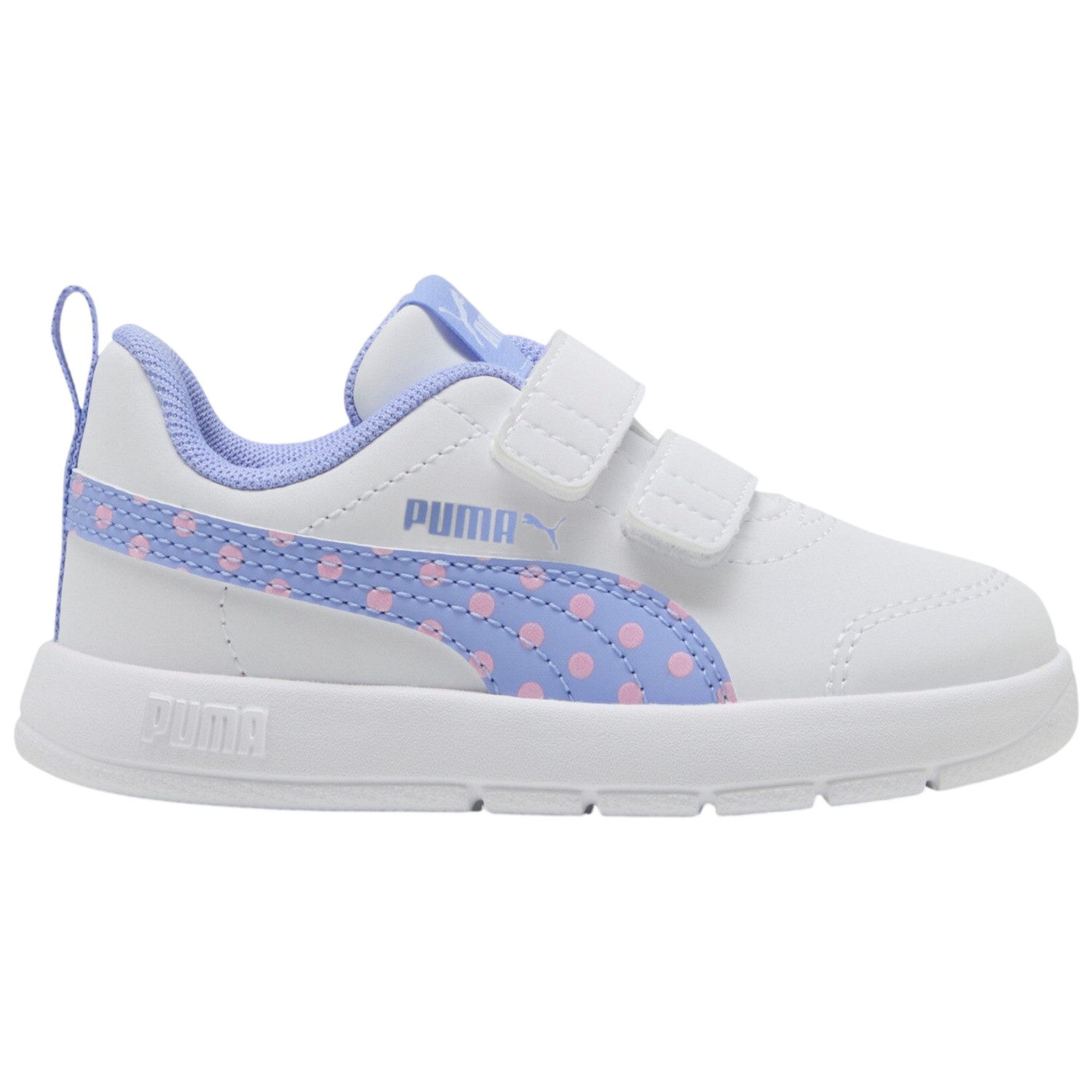 ZAPATILLA PUMA COURTFLEX V3 DOTTY 398759 07 BLANCO INFANTE - 1