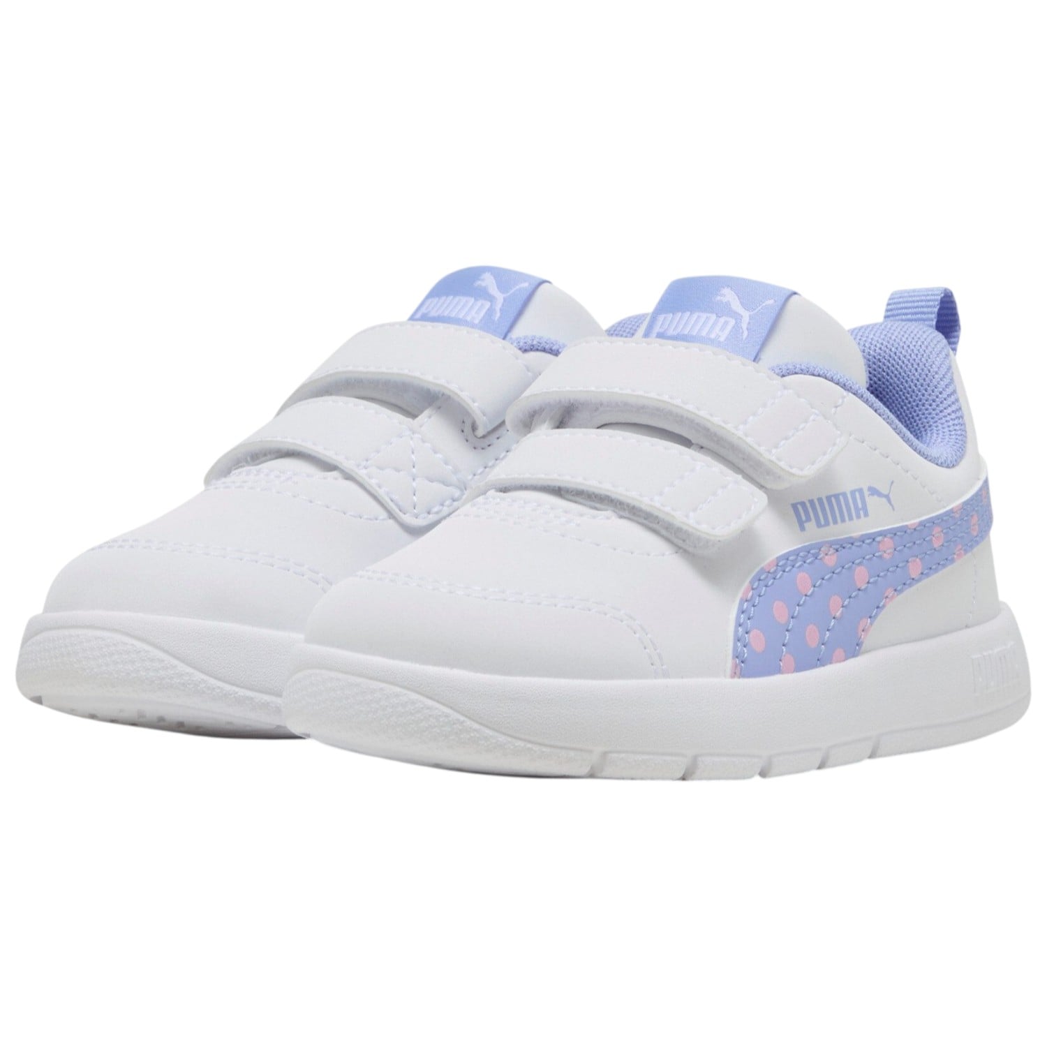 ZAPATILLA PUMA COURTFLEX V3 DOTTY 398759 07 BLANCO INFANTE - 3