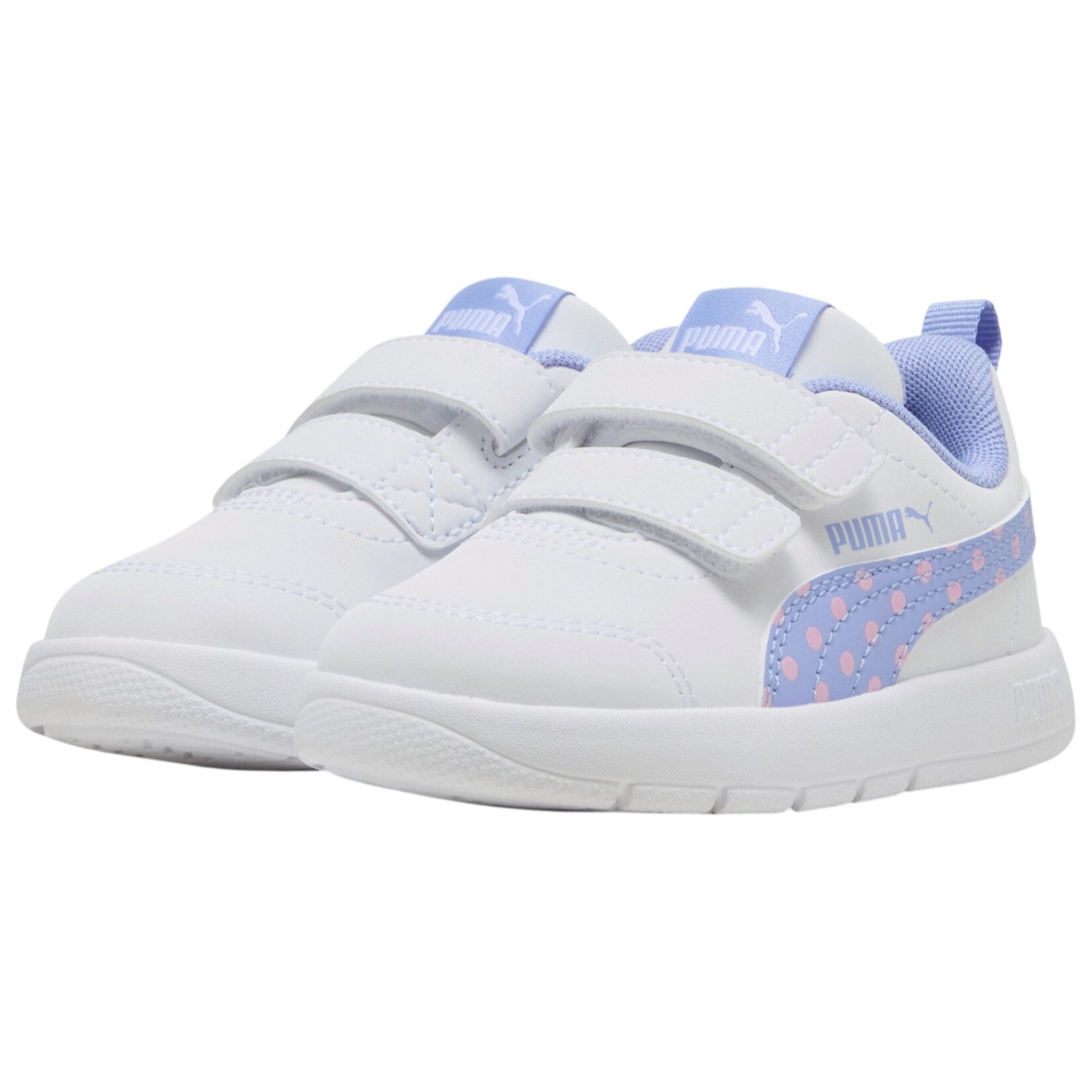 ZAPATILLA PUMA COURTFLEX V3 DOTTY 398759 07 BLANCO INFANTE - 3