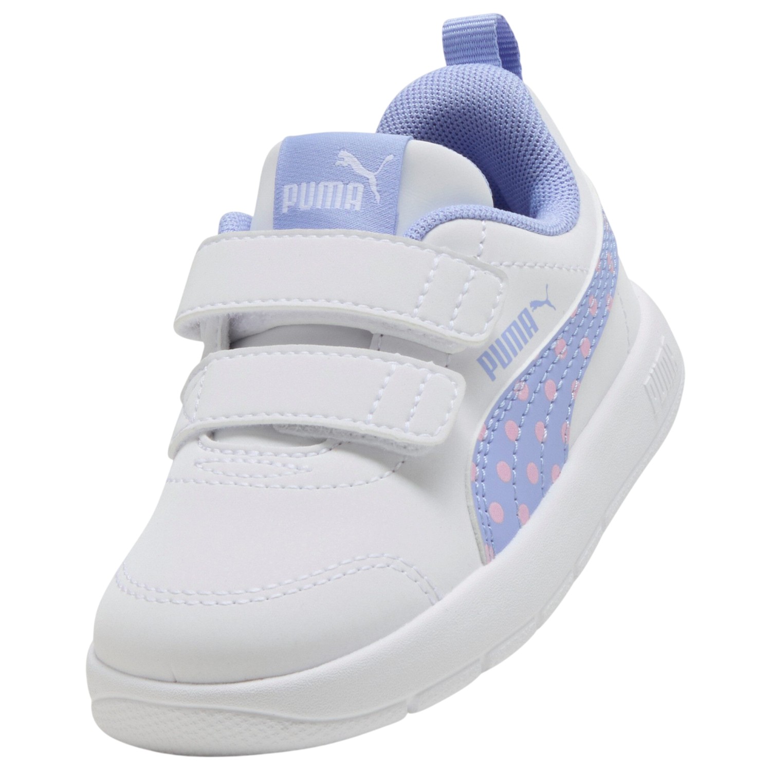 ZAPATILLA PUMA COURTFLEX V3 DOTTY 398759 07 BLANCO INFANTE - 4