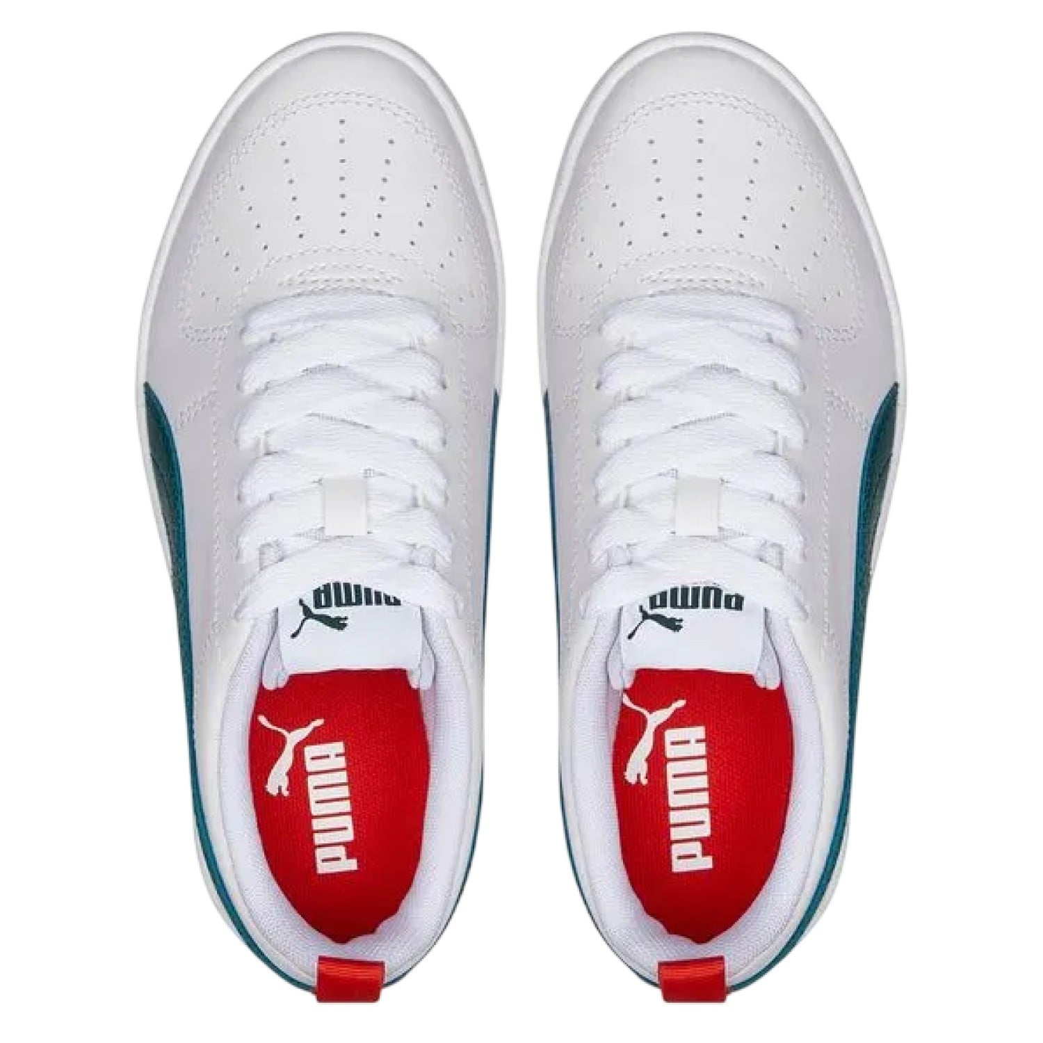 ZAPATILLA PUMA RICKIE JR 384311 09 BLANCO PARA NIÑOS - 4