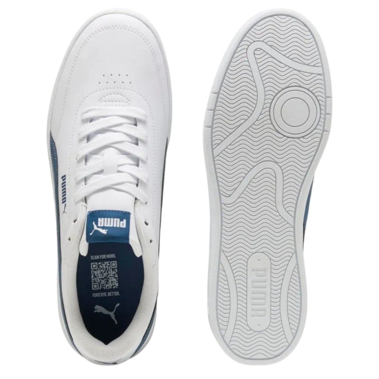 ZAPATILLA PUMA COURT CLASSIC CLEAN 402223 13 BLANCO HOMBRE - 4